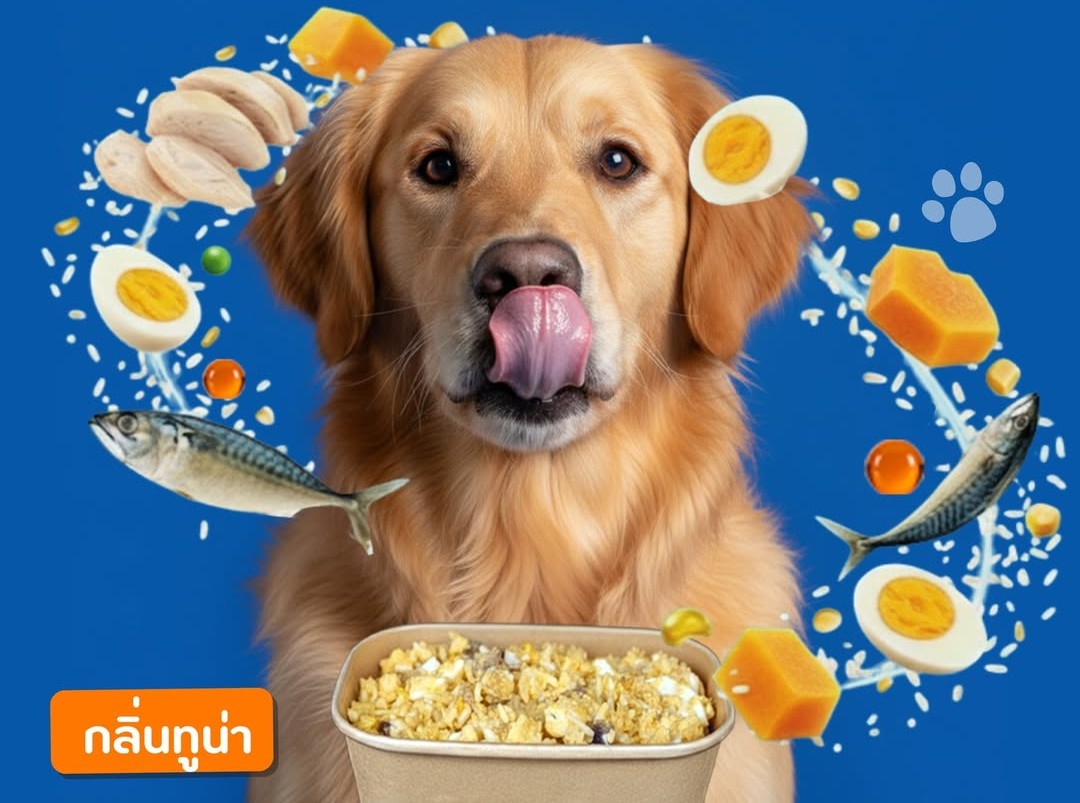 สุนัข สูตรบำรุงขนและผิวหนัง กลิ่นทูน่า